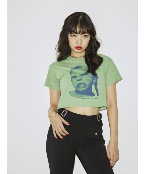 「jouetie」 半袖カットソー MEDIUM ブラック レディース jouetie 「jouetie」 半袖Tシャツ MEDIUM ブラック レディース