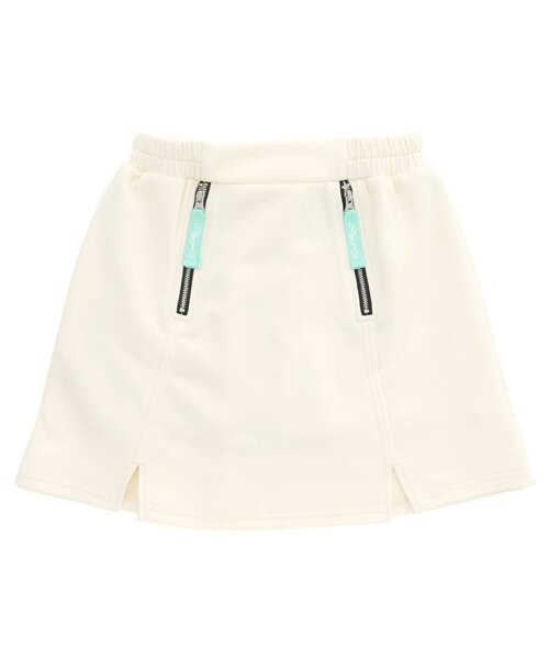 algy（アルジー）の「ジップデザインスリットスカパン（スカート・キッズ・ブラック/アイボリー/チャコール・XX-SMALL/X-SMALL/SMALL/MEDIUM）」の2枚目の写真