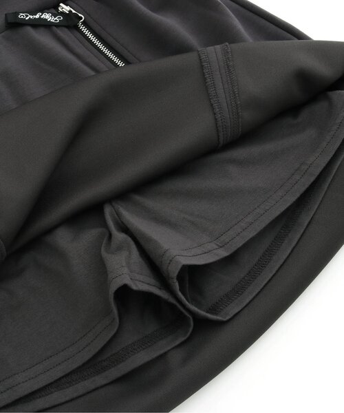 algy（アルジー）の「ジップデザインスリットスカパン（スカート・キッズ・ブラック/アイボリー/チャコール・XX-SMALL/X-SMALL/SMALL/MEDIUM）」の7枚目の写真