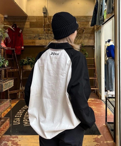 【MEMORY】 raglan long sleeve polo shirt / ラグラン 長袖 ポロシャツ（ポロシャツ）｜#MEMORY（メモリー）