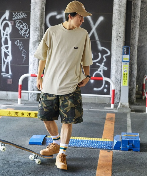 ZOO YORK（ズーヨーク）の「ZOO YORK/ズーヨーク 別注 ラバーネーム/ロゴ刺繍 ビッグシルエット半袖Tシャツ（Tシャツ/カットソー・メンズ・ブルー/ホワイト/グリーン/ピンク/ブラック/ベージュ・L/M）」の10枚目の写真