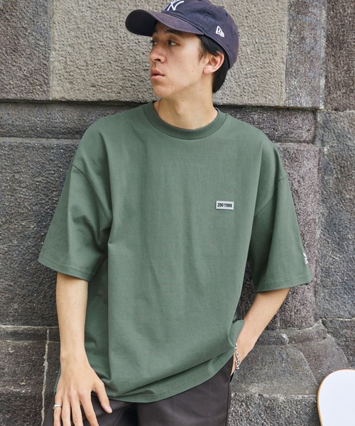 ZOO YORK（ズーヨーク）の「ZOO YORK/ズーヨーク 別注 ラバーネーム/ロゴ刺繍 ビッグシルエット半袖Tシャツ（Tシャツ/カットソー・メンズ・ブルー/ホワイト/グリーン/ピンク/ブラック/ベージュ・L/M）」の12枚目の写真