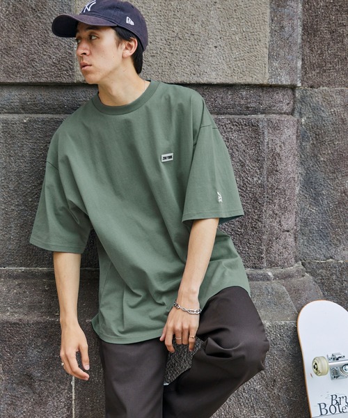 ZOO YORK（ズーヨーク）の「ZOO YORK/ズーヨーク 別注 ラバーネーム/ロゴ刺繍 ビッグシルエット半袖Tシャツ（Tシャツ/カットソー・メンズ・ブルー/ホワイト/グリーン/ピンク/ブラック/ベージュ・L/M）」の14枚目の写真