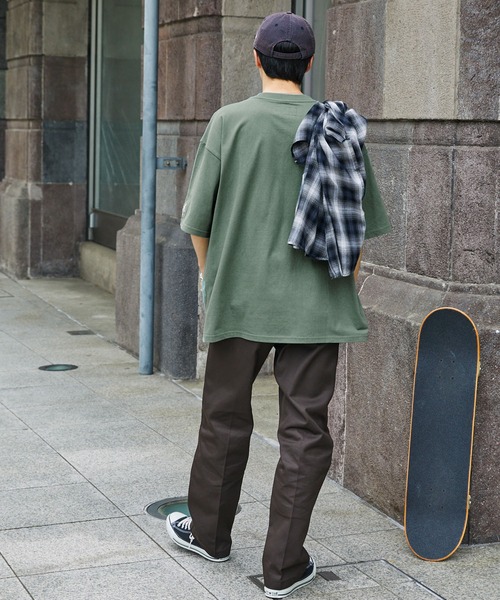 ZOO YORK（ズーヨーク）の「ZOO YORK/ズーヨーク 別注 ラバーネーム/ロゴ刺繍 ビッグシルエット半袖Tシャツ（Tシャツ/カットソー・メンズ・ブルー/ホワイト/グリーン/ピンク/ブラック/ベージュ・L/M）」の20枚目の写真