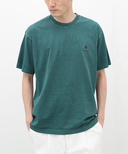 Carhartt WIP(カーハートダブリューアイピー)の「【CARHARTT WIP】S/S NELSON T-SHIRT I029949(Tシャツ/カットソー・メンズ・ホワイト/ブラック/ベージュ/グリーン・MEDIUM/LARGE)」の4枚目の写真