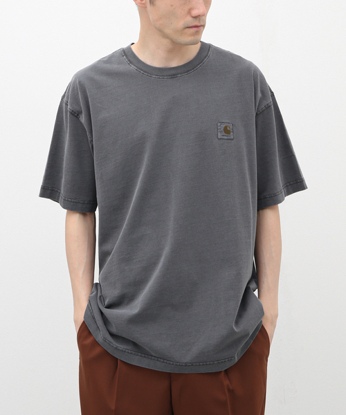 Carhartt WIP(カーハートダブリューアイピー)の「【CARHARTT WIP】S/S NELSON T-SHIRT I029949(Tシャツ/カットソー・メンズ・ホワイト/ブラック/ベージュ/グリーン・MEDIUM/LARGE)」の2枚目の写真
