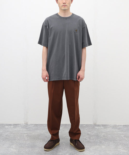 Carhartt WIP(カーハートダブリューアイピー)の「【CARHARTT WIP】S/S NELSON T-SHIRT I029949(Tシャツ/カットソー・メンズ・ホワイト/ブラック/ベージュ/グリーン・MEDIUM/LARGE)」の11枚目の写真