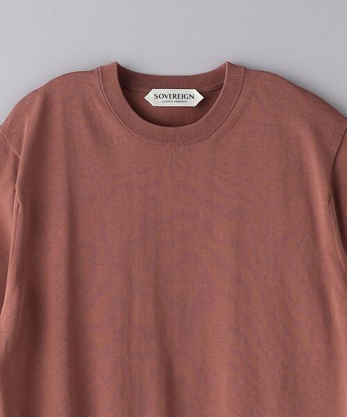 SOVEREIGN（ソブリン）の「＜SOVEREIGN＞ ショートスリーブ ハイツイスト ニットTシャツ（ニット/セーター・メンズ・オレンジ系その他/ブラック/コバルトブルー・M/L/S）」の15枚目の写真