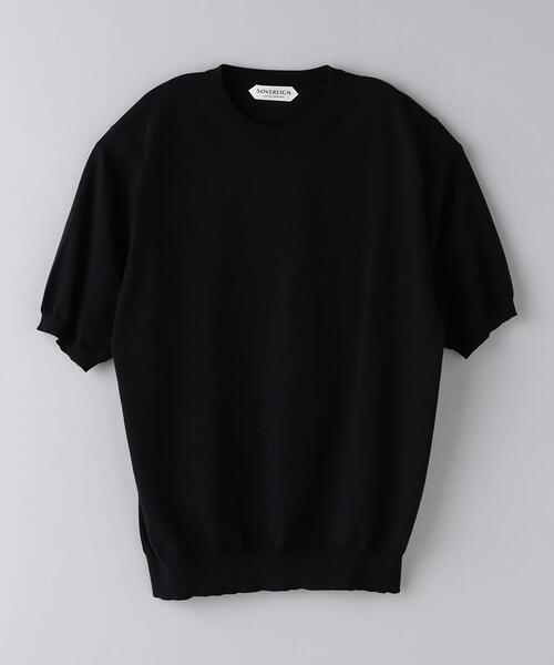 SOVEREIGN（ソブリン）の「＜SOVEREIGN＞ ショートスリーブ ハイツイスト ニットTシャツ（ニット/セーター・メンズ・オレンジ系その他/ブラック/コバルトブルー・M/L/S）」の16枚目の写真