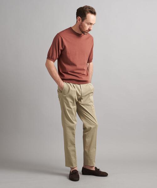 SOVEREIGN（ソブリン）の「＜SOVEREIGN＞ ショートスリーブ ハイツイスト ニットTシャツ（ニット/セーター・メンズ・オレンジ系その他/ブラック/コバルトブルー・M/L/S）」の21枚目の写真