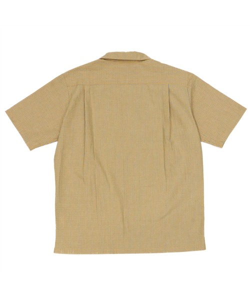 Pitta Re:)(ピッタリ)の「オープンカラー半袖カジュアルシャツ(シャツ/ブラウス・メンズ・イエロー・S/M/L/LL)」の2枚目の写真