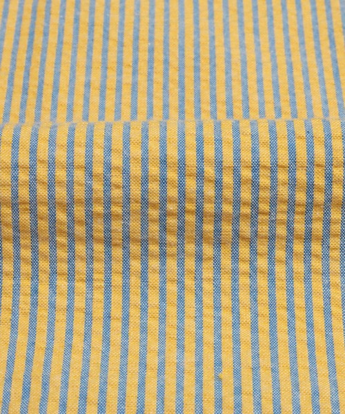 Pitta Re:)(ピッタリ)の「オープンカラー半袖カジュアルシャツ(シャツ/ブラウス・メンズ・イエロー・S/M/L/LL)」の4枚目の写真