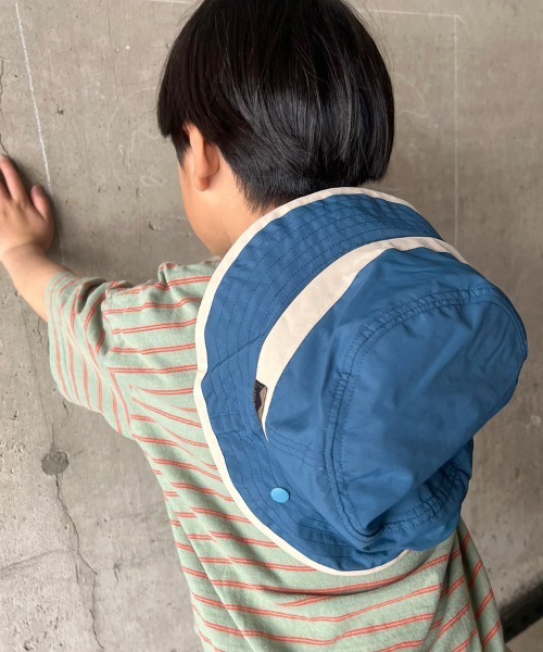 DONOBAN（ドノバン）の「キッズ日除け付き パッカブルバケットハット（ハット・キッズ・ピンク/ブラック/ブルー・ONESIZE）」の20枚目の写真