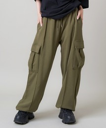 SPINNS | ピンタック入り 裏毛カーゴパンツ(カーゴパンツ)