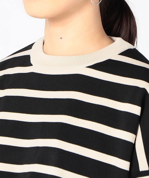 Grand PARK（グランドパーク）の「ボーダーニットプルオーバー（ニット/セーター・レディース・ブラック系その他・FREE）」の7枚目の写真