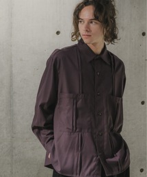 CASPER JOHN | Imitaition wool tuck shirts/イミテーションウールタックシャツ(シャツ/ブラウス)