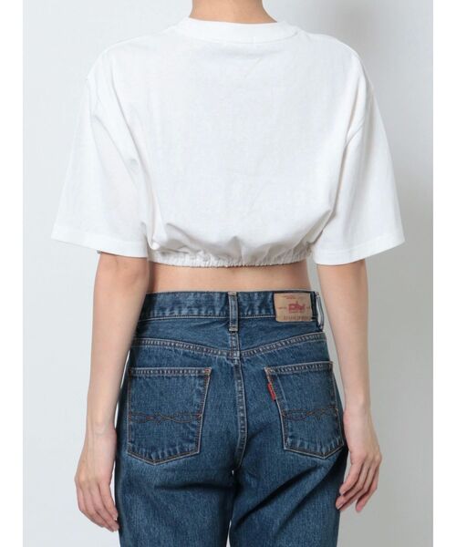 EVRIS（エヴリス）の「ワンポイントクロップドTシャツ（Tシャツ/カットソー・レディース・ブラック/パープル/ホワイト・FREE）」の10枚目の写真