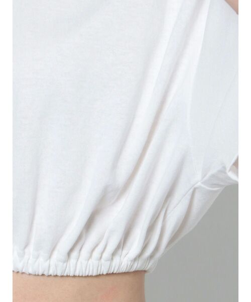 EVRIS（エヴリス）の「ワンポイントクロップドTシャツ（Tシャツ/カットソー・レディース・ブラック/パープル/ホワイト・FREE）」の13枚目の写真