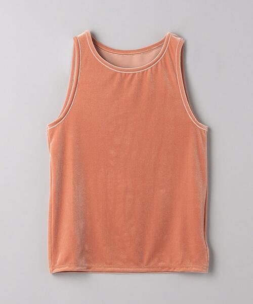 AEWEN MATOPH（イウエン マトフ）の「＜AEWEN MATOPH＞ベロア アメリカンスリーブ タンクトップ（Tシャツ/カットソー・レディース・ブラック/ピンク・FREE）」の11枚目の写真