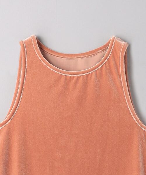 AEWEN MATOPH（イウエン マトフ）の「＜AEWEN MATOPH＞ベロア アメリカンスリーブ タンクトップ（Tシャツ/カットソー・レディース・ブラック/ピンク・FREE）」の13枚目の写真