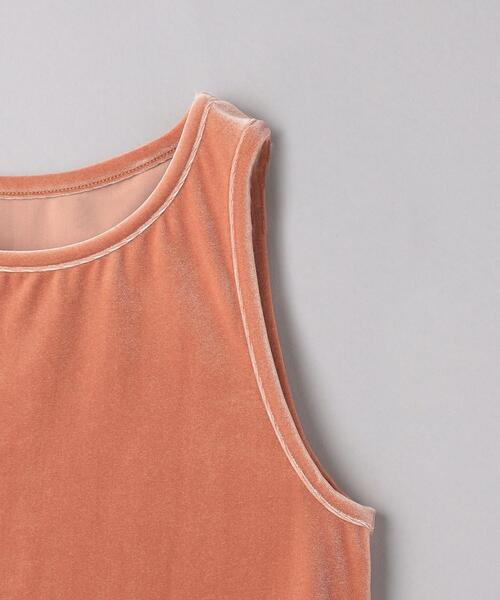 AEWEN MATOPH（イウエン マトフ）の「＜AEWEN MATOPH＞ベロア アメリカンスリーブ タンクトップ（Tシャツ/カットソー・レディース・ブラック/ピンク・FREE）」の14枚目の写真