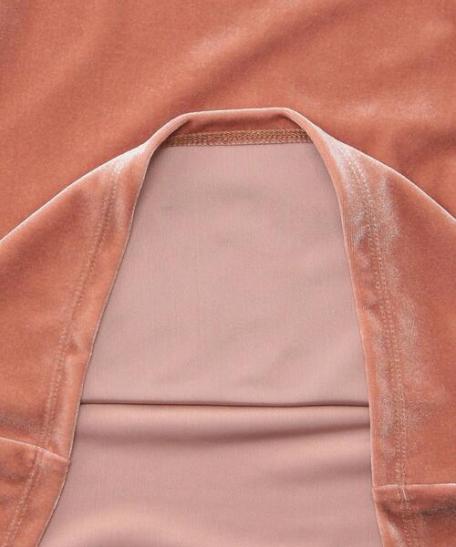 AEWEN MATOPH（イウエン マトフ）の「＜AEWEN MATOPH＞ベロア アメリカンスリーブ タンクトップ（Tシャツ/カットソー・レディース・ブラック/ピンク・FREE）」の15枚目の写真