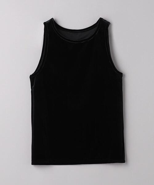 AEWEN MATOPH（イウエン マトフ）の「＜AEWEN MATOPH＞ベロア アメリカンスリーブ タンクトップ（Tシャツ/カットソー・レディース・ブラック/ピンク・FREE）」の17枚目の写真