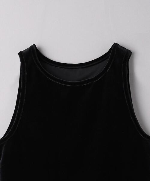 AEWEN MATOPH（イウエン マトフ）の「＜AEWEN MATOPH＞ベロア アメリカンスリーブ タンクトップ（Tシャツ/カットソー・レディース・ブラック/ピンク・FREE）」の19枚目の写真