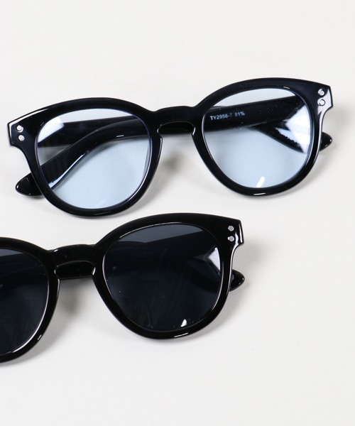 SPINNS（スピンズ）の「黒縁サングラス/ブルーレンズ/クラシック/UVカット/ユニセックス（サングラス・メンズ・ブラック系その他/ブラック×ブルー・ONESIZE）」の14枚目の写真