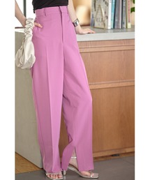 ヘムスリットストレートパンツ