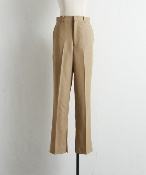 &. NOSTALGIA（アンドドットノスタルジア）の「ヘムスリットストレートパンツ（その他パンツ・レディース・ベージュ/ピンク・SMALL/MEDIUM）」の18枚目の写真