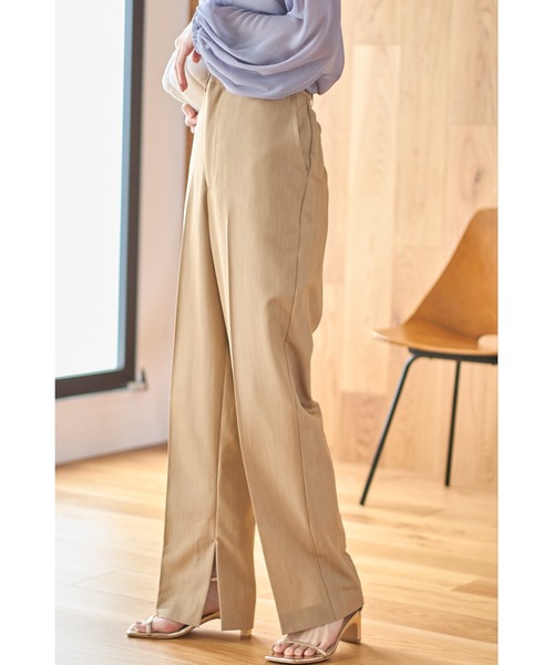 &. NOSTALGIA（アンドドットノスタルジア）の「ヘムスリットストレートパンツ（その他パンツ・レディース・ベージュ/ピンク・SMALL/MEDIUM）」の20枚目の写真
