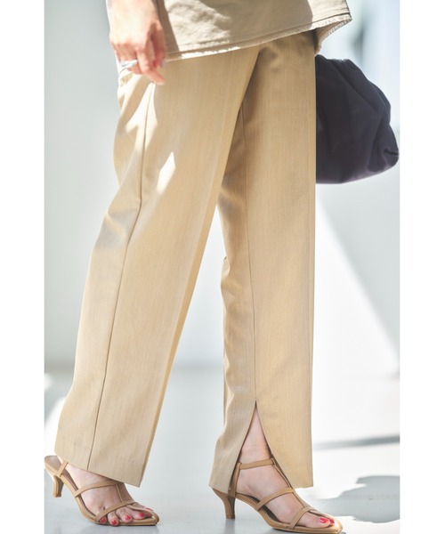 &. NOSTALGIA（アンドドットノスタルジア）の「ヘムスリットストレートパンツ（その他パンツ・レディース・ベージュ/ピンク・SMALL/MEDIUM）」の17枚目の写真