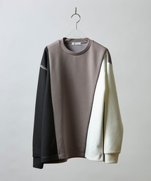 tk.TAKEO KIKUCHI | ブランケットステッチスイッチカットソー(Tシャツ/カットソー)