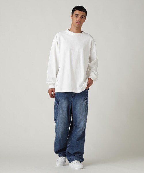 AVIREX(アヴィレックス)の「《WEB&DEPOT限定》M-65 FATIGUE DENIM PANTS / M-65 ファティーグ デニム パンツ / カーゴパンツ / AVIREX / アヴィレックス(カーゴパンツ・メンズ・その他6/ブラック・L/2XL/XL/S/M)」の5枚目の写真