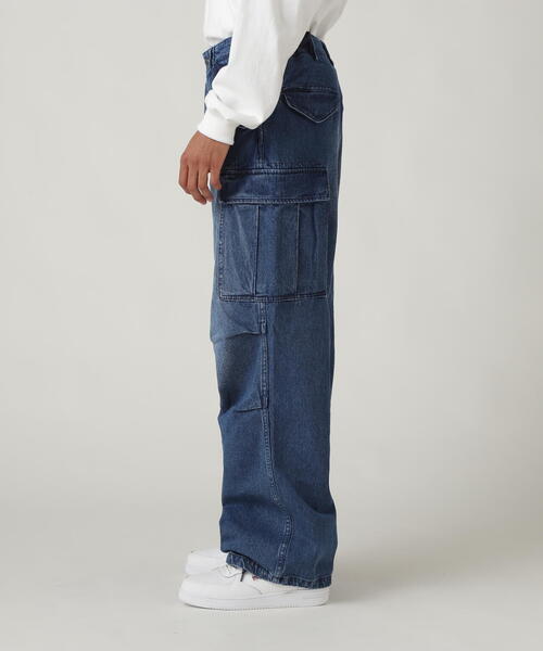 AVIREX(アヴィレックス)の「《WEB&DEPOT限定》M-65 FATIGUE DENIM PANTS / M-65 ファティーグ デニム パンツ / カーゴパンツ / AVIREX / アヴィレックス(カーゴパンツ・メンズ・その他6/ブラック・L/2XL/XL/S/M)」の6枚目の写真