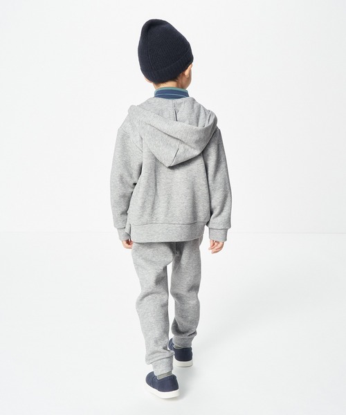 無印良品(ムジルシリョウヒン)の「二重編みスウェットジョガーパンツ(キッズ)(スウェットパンツ・キッズ・ブラック/グレー/カーキ系5/ラベンダー・140/150/120/130/110)」の11枚目の写真