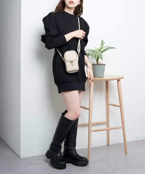 Chico(チコ)の「お財布付きショルダーバッグ(ショルダーバッグ・レディース・ブラック系その他2/ライトベージュ/ブラック/シルバー・FREE)」の19枚目の写真