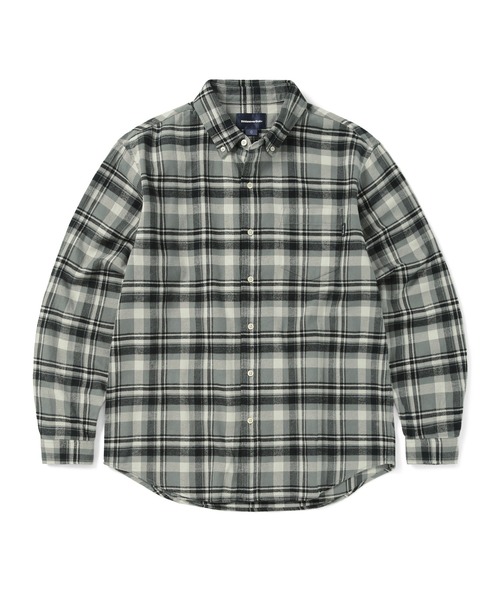 thisisneverthat（ディスイズネバーザット）の「Flannel Check shirt（シャツ/ブラウス・メンズ・ピンク/グレー/ブルー・M/L/S/XL）」の2枚目の写真