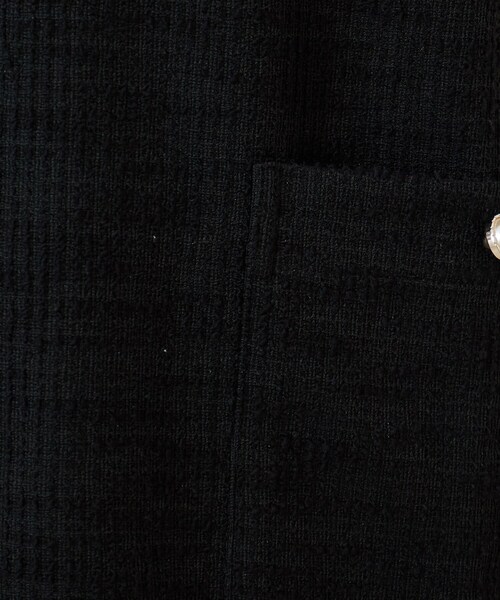 DRESKIP（ドレスキップ）の「◆インしない派さんの 上品 カットツイード Vネックベスト（ベスト・レディース・ブラック/ベージュ系その他2/ブラック系3・02/03）」の10枚目の写真