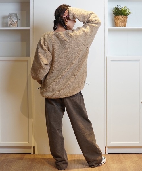 Columbia（コロンビア）の「columbia/コロンビア SEATTLE MOUNTAIN II JACKET ジャケット リバーシブル オープンカラー ルーズシルエット AE5693（ノーカラーコート・レディース・ホワイト×ブラック/マルチ/ブラック/ベージュ系その他・S/M/L）」の18枚目の写真