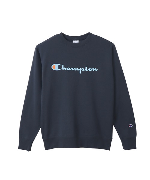 Champion(チャンピオン)の「【Champion/チャンピオン】メンズ ベーシック クルーネックスウェットシャツ(スウェット・メンズ・ネイビー/モカ/ホワイト/グレー/ブラック・X-LARGE/MEDIUM/LARGE/SMALL)」の5枚目の写真