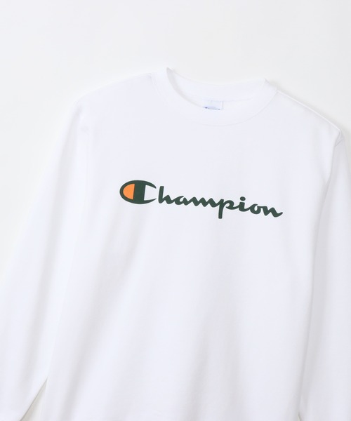 Champion(チャンピオン)の「【Champion/チャンピオン】メンズ ベーシック クルーネックスウェットシャツ(スウェット・メンズ・ネイビー/モカ/ホワイト/グレー/ブラック・X-LARGE/MEDIUM/LARGE/SMALL)」の7枚目の写真