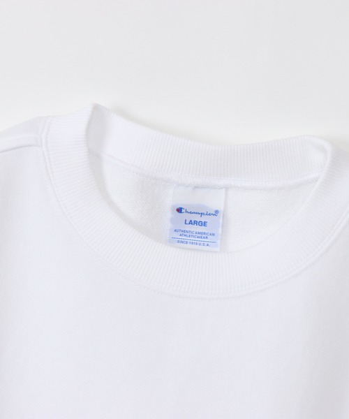 Champion(チャンピオン)の「【Champion/チャンピオン】メンズ ベーシック クルーネックスウェットシャツ(スウェット・メンズ・ネイビー/モカ/ホワイト/グレー/ブラック・X-LARGE/MEDIUM/LARGE/SMALL)」の8枚目の写真