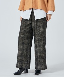 qualite | ブークレチェックワイドパンツ(その他パンツ)