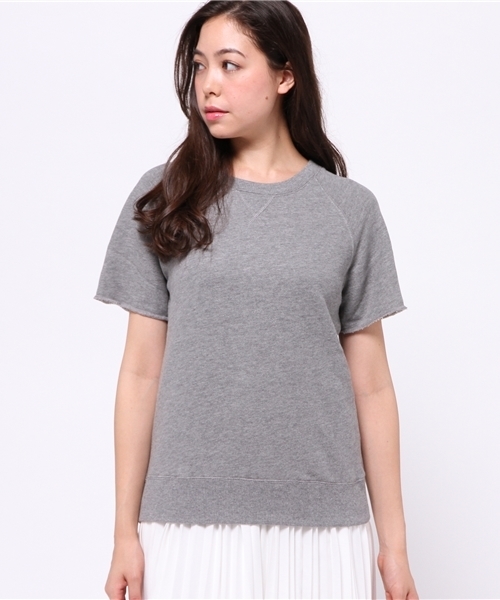OUTLET(アウトレット)の「【Ciaopanic】ガーゼ裏毛(Tシャツ/カットソー・レディース・グレー/ホワイト・FREE)」の1枚目の写真