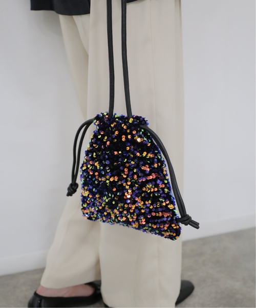 B.C STOCK（ベーセーストック）の「《追加》スパンコール巾着（ショルダーバッグ・レディース・ブラック/その他/シルバー・FREE）」の17枚目の写真