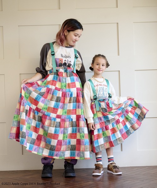 HOGAN RANCH WEAR（ホーガンランチウエア）の「ソウガラネルサスペンダースカート（kids/S～LL）（スカート・キッズ・ブラウン/オレンジ/マルチ・LL/M/L/S）」の16枚目の写真