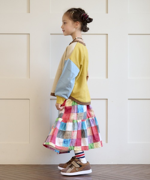 HOGAN RANCH WEAR（ホーガンランチウエア）の「ソウガラネルサスペンダースカート（kids/S～LL）（スカート・キッズ・ブラウン/オレンジ/マルチ・LL/M/L/S）」の20枚目の写真