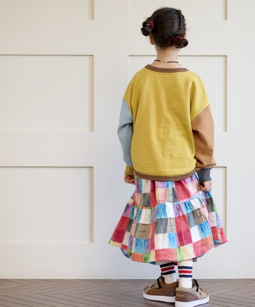 HOGAN RANCH WEAR（ホーガンランチウエア）の「ソウガラネルサスペンダースカート（kids/S～LL）（スカート・キッズ・ブラウン/オレンジ/マルチ・LL/M/L/S）」の21枚目の写真